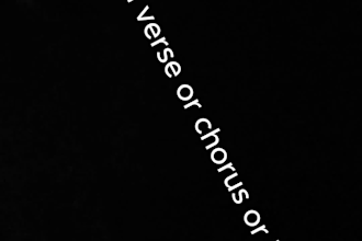 record a verse and or chorus for you