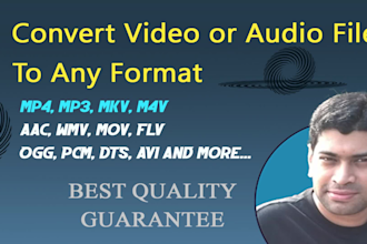 convert any video or audio to any format mp3, mp4, mov, wav, mkv and more