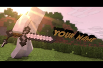 do a 3d minecraft  intro