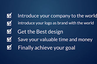 create an awesome and unique logo design