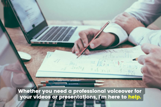 provide text to voice service, realistic voiceovers
