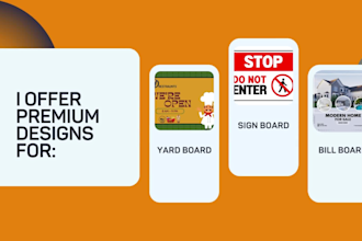 create superb signage, billboard design and retractable banner ads