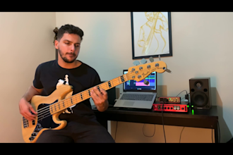 record awesome bass guitar
