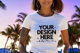 create amazing t shirt mockup and apparel mockup for you