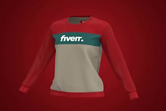 create 3d t shirt tracksuit hoodie and streetwear mockups