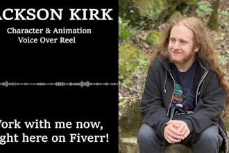 be your young male voiceover artist
