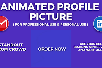 do animated gmail profile pictures for corporate, individual