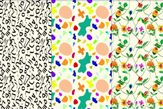 design repeated vector patterns