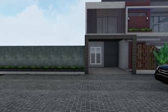 design exterior house, commercial building or container house
