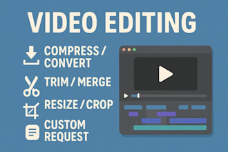 edit, convert or compress your video without losing quality