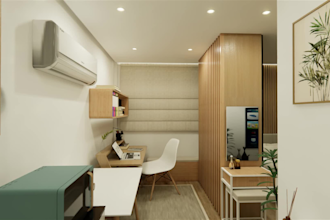 do interior model and render