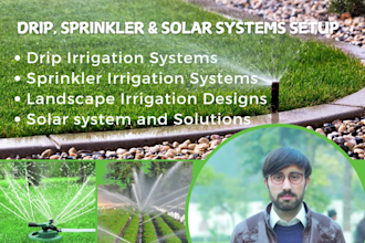 design irrigation systems for landscapes using drip and sprinkler methods