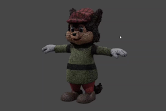 create custom 3d cartoon for game and printing