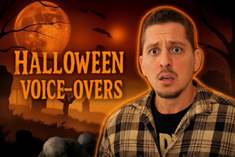 create a spooktacular halloween voice over