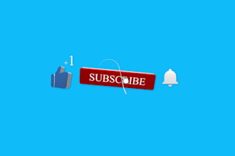 create 3d youtube subscribe button animation
