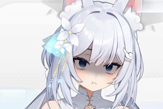 do 2d vtuber, live 2d vtuber model, live 2d rigging, anime chibi 2d vtuber model