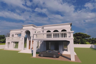 design and render 3d interior and exterior