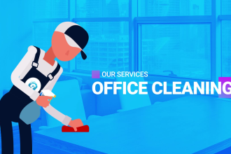create 2d animated cleaning service promo video