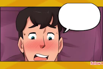 do conic animation for your comic storybook, anime, manga and cartoon animation