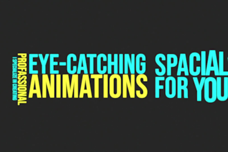 create stunning typography animations, modern kinetic text and motion graphics