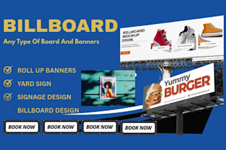 design billboard, street signs, vinyl banner, hoardings, signboard, yard sign