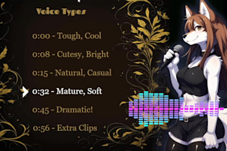 voice over your video game with my US english voice