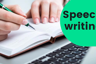 write persuasive, emotional, motivating, and informative speech