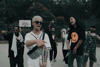 make your professionally rap music video editing with vfx