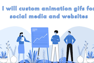 custom animation gifs for social media and websites