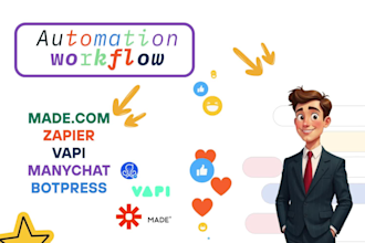 create automation on manychat zapier vapi make com chatgpt botpress n8n