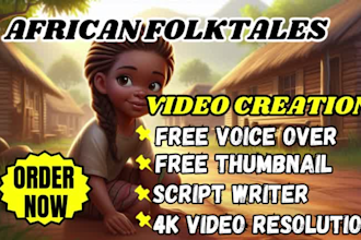 create 3d stunning ai video art for adult, bedtime african