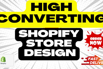 build a high converting, SEO, and cro optimized, shopify store for maximum sales