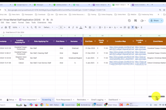 deliver HR recruitment system with google forms and sheets
