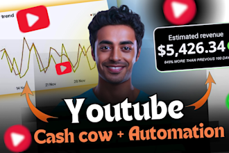 setup youtube automation channel  and top 10 cash cow faceless video editor