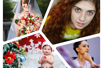 do retouching, editing portraits and headshots