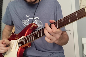 record studio quality electric or acoustic guitars for your music