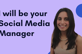 be a social media manager