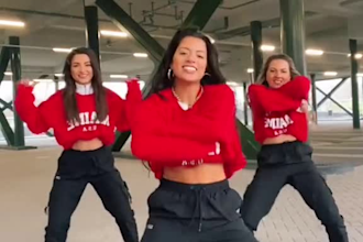 do tik tok dance video, shuffle dance, group dance, choreography, shuffle dance
