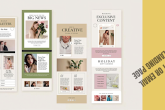 design eye catching responsive landing page for marketo pardot or email template