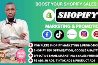 boost shopify sales, shopify dropshipping marketing, shopify store promotion ads