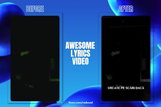 create an awesome lyric video animation