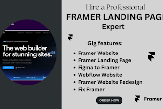 wix website redesign, framer website design, shopify website redesign