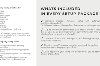 set up your holiday let or vacation rental on airbnb, booking com and more