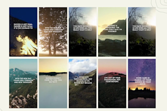 do 100 motivational reels for instagram,youtube shorts,tiktok and pinterest