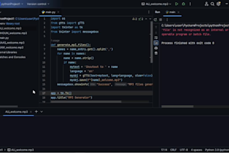 create python script or python program for you at very cheap cost