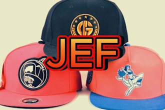 custom embroidery design digitizing logo for hat embroidery