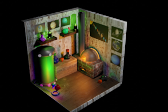 make a 3d map for your game