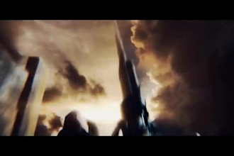 create a cinematic title sequence, intro and outro video, movie opening scene