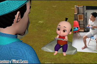 make character animations for game and film