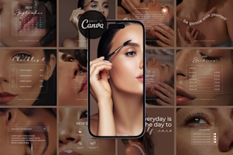design eye catching canva templates for your brand